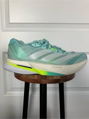 NEW Adidas Adizero Boston 13 Women’s 8.5 Running Shoes Green 2026-601